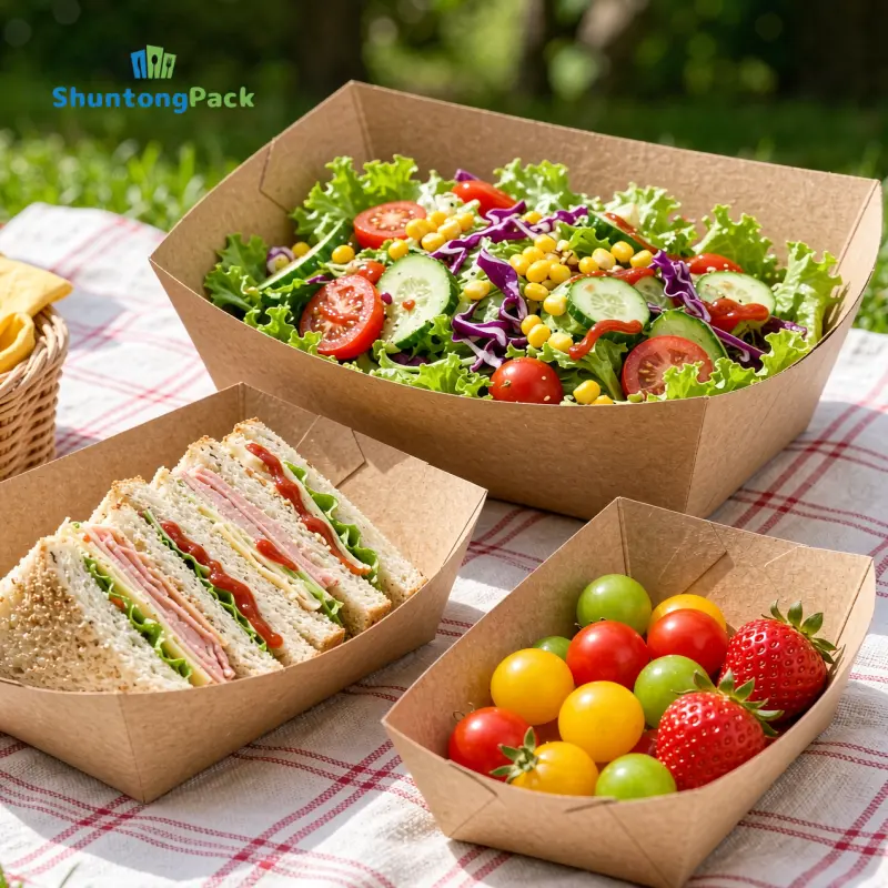 Kraft Paper Lunch Tray factory