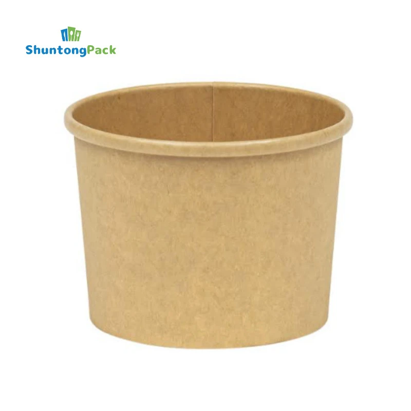 Brown Kraft Paper Soup Cup