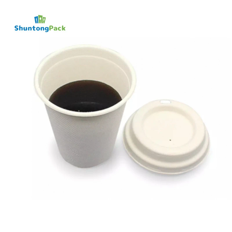 Disposable Bagasse Coffee Cups