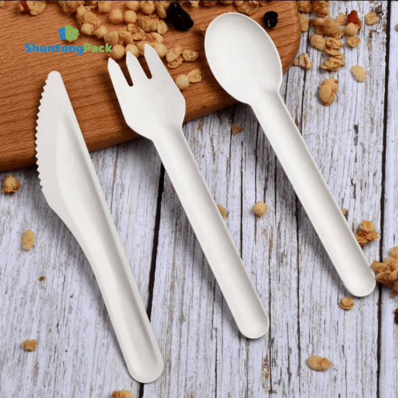 Disposable Bagasse Cutlery Sets Disposable Bagasse Cutlery Sets