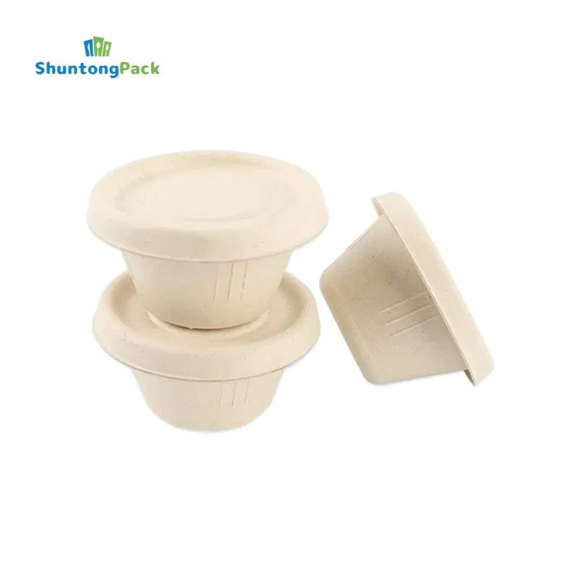 Eco-friendly Bagasse Sauce Cups