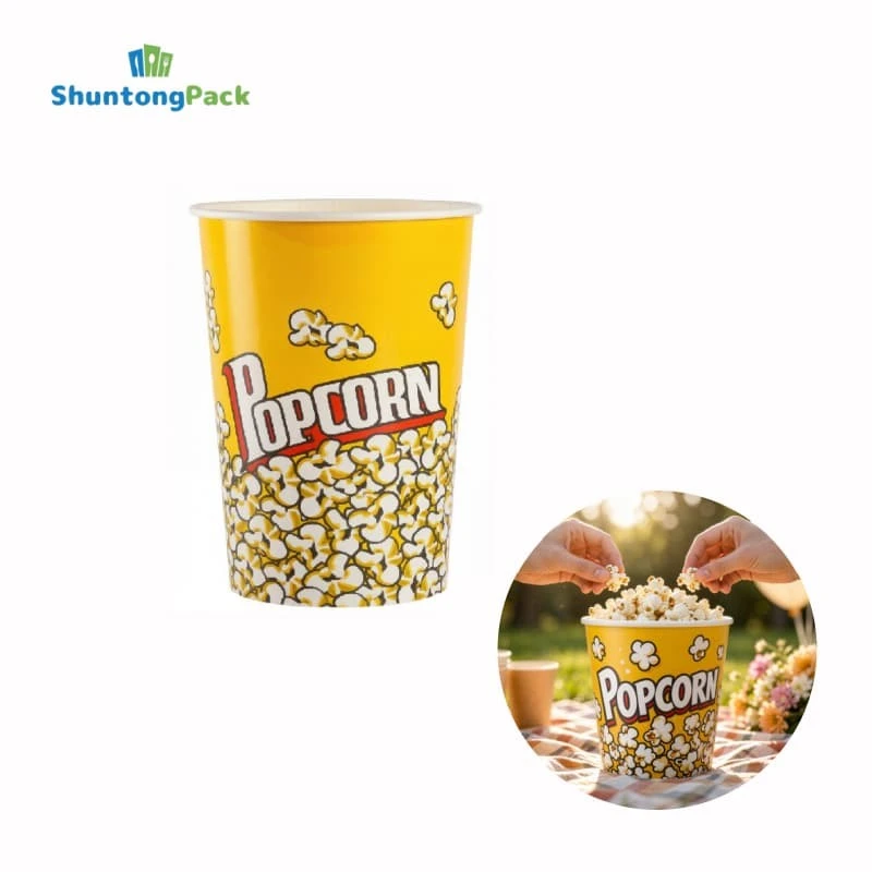 OEM Kraft Paper Popcorn Bucket OEM Kraft Paper Popcorn Bucket