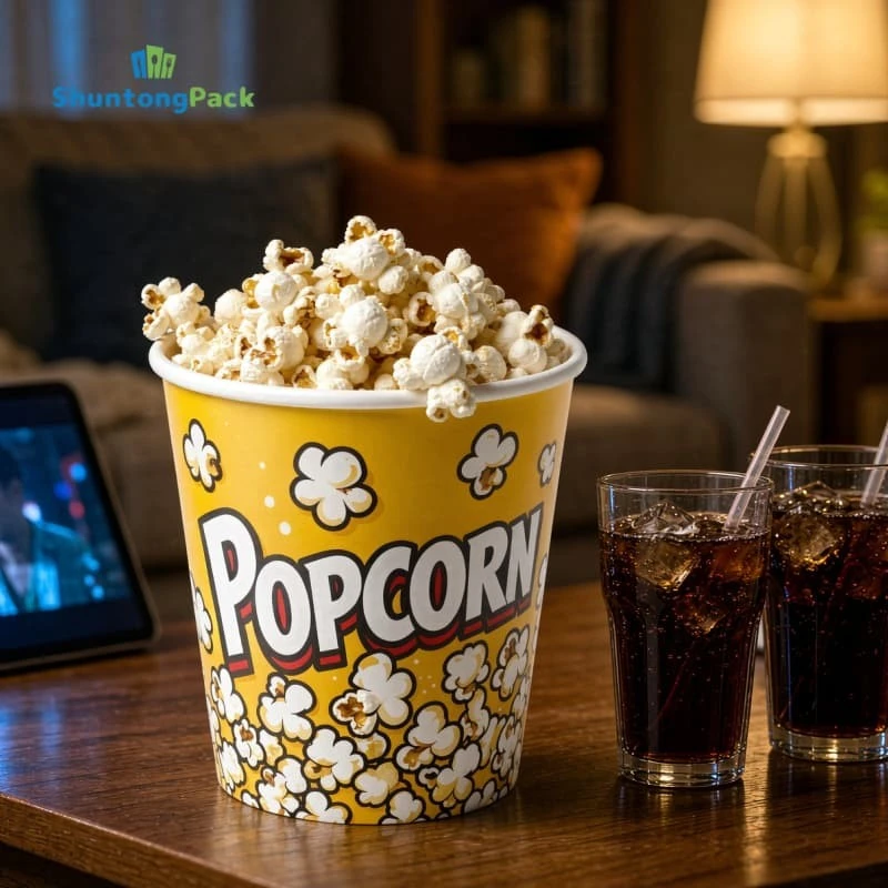 Kraft Paper Popcorn Bucket factory Kraft Paper Popcorn Bucket factory