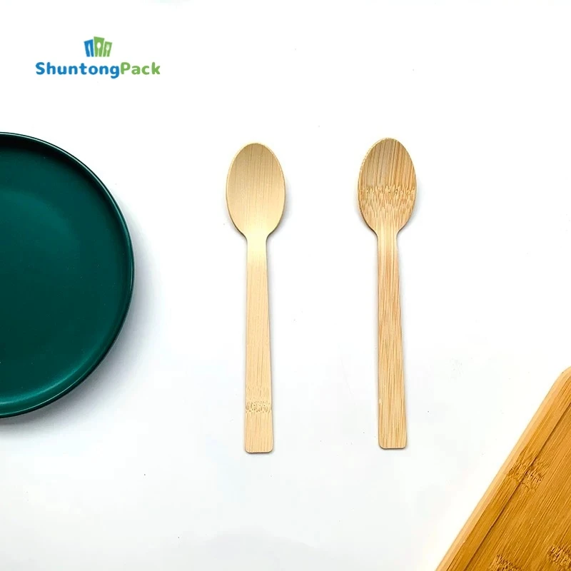 Natural Bamboo Disposable Spoons
