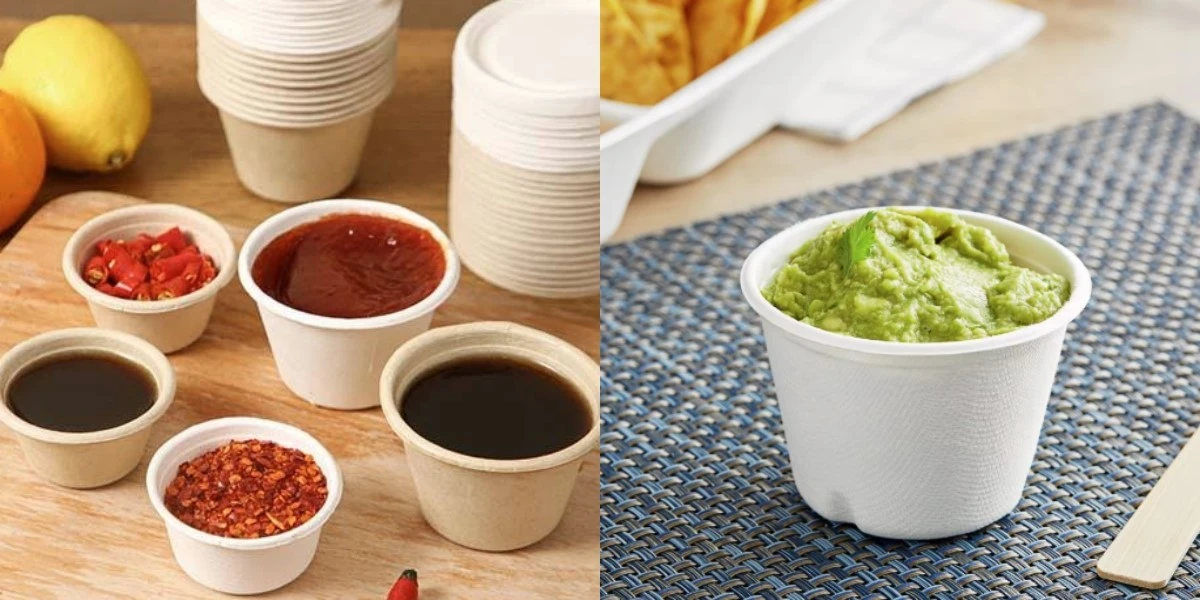 Eco-friendly Bagasse Sauce Cups manufacturers Eco-friendly Bagasse Sauce Cups manufacturers