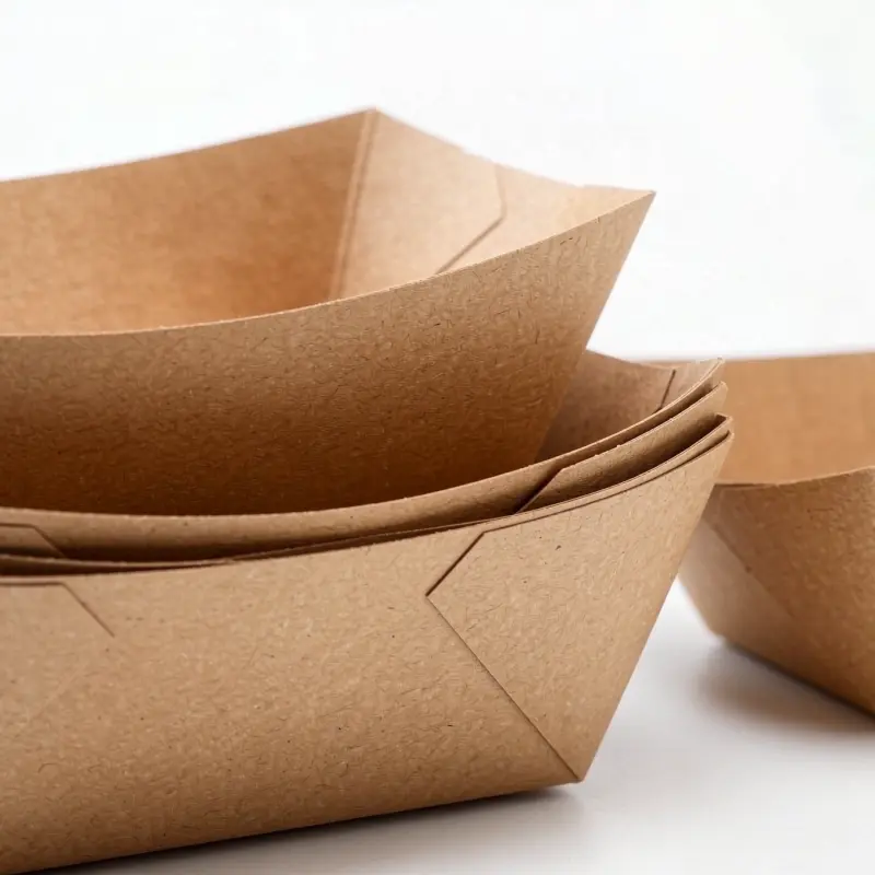 custom Kraft Paper Lunch Tray custom Kraft Paper Lunch Tray