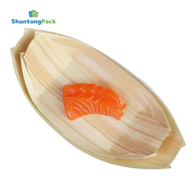 Disposable Wood Boat Plates
