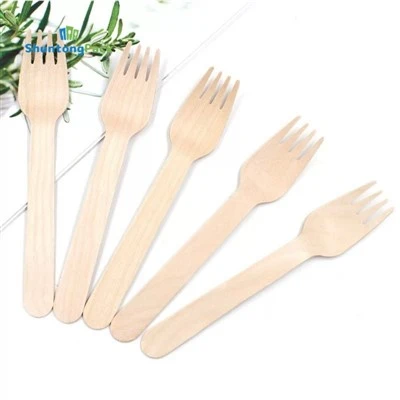 Disposable Wooden Party Forks