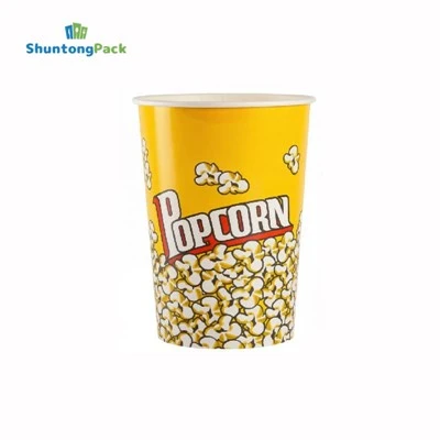 Kraft Paper Popcorn Bucket