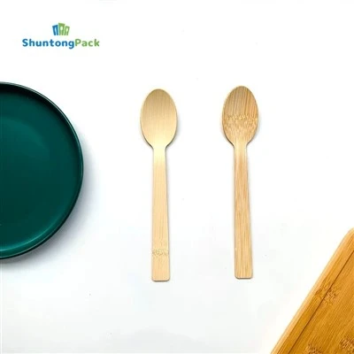 Natural Bamboo Disposable Spoons