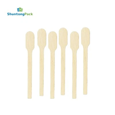 Wooden Paddle Shape Stirrer