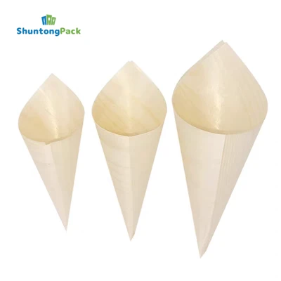 Wooden Snack Cone