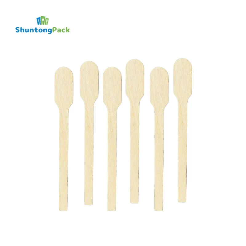 Wooden Paddle Shape Stirrer